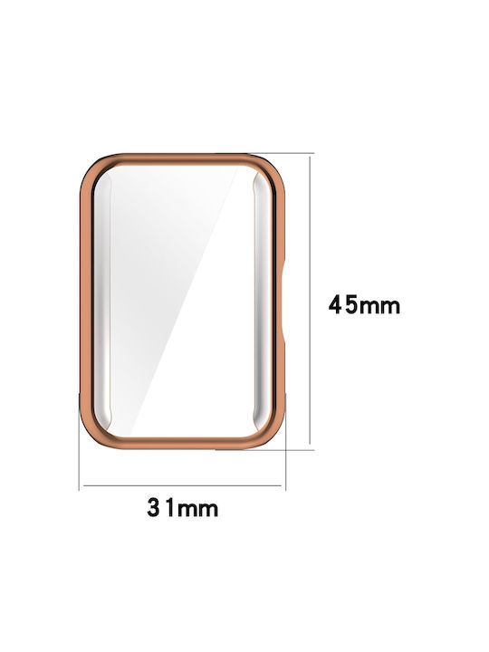Acoperire Carcasă de Silicon în culoarea Auriu pentru Samsung Galaxy Fit 3