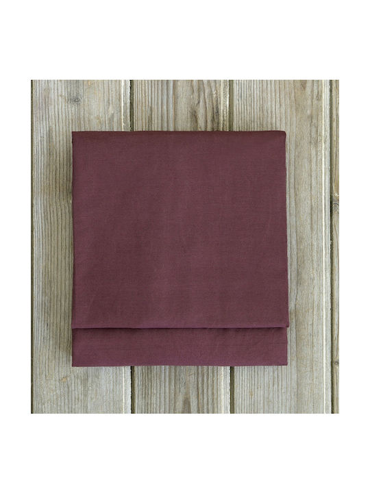 Nima Unicolors Kissenbezug-Set mit Umschlagumschlag Deep Bordeaux 52x72cm. 32874