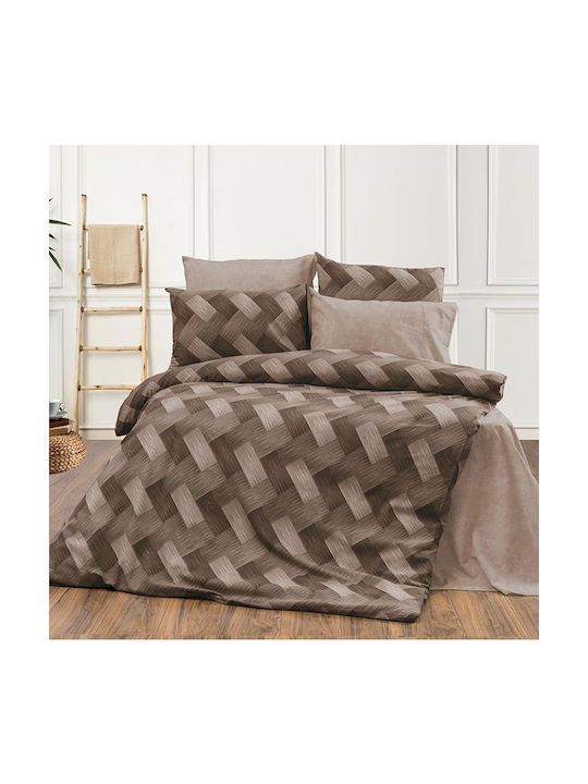 Dimcol Alcmene Pillowcase with Envelope Cover 451 Beige 50x70cm.