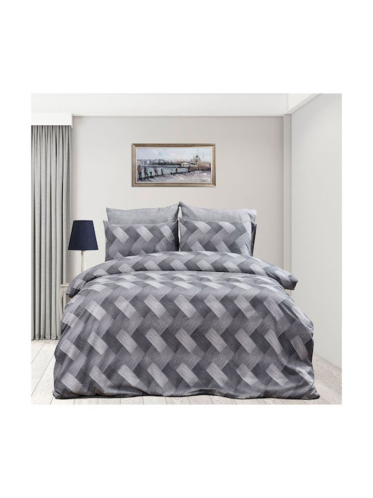 Dimcol Alcmene Pillowcase with Envelope Cover 452 Grey 50x70cm.
