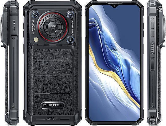 Oukitel WP36 Dual SIM (8/128GB) Ανθεκτικό Smartphone Μαύρο
