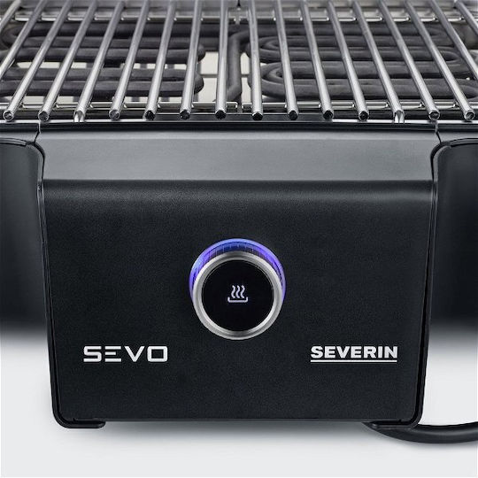 Severin Sevo G Tabletop 3000W Electric Grill with Adjustable Thermostat 41.5cmx31.5cmcm