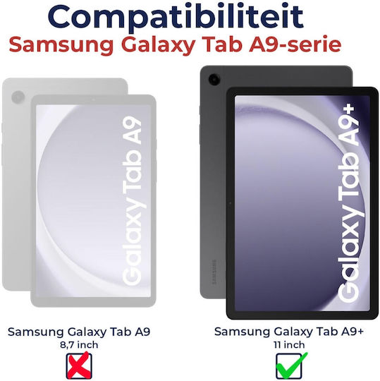 HappyCase Back Cover Ανθεκτική για Παιδιά Ροζ (Samsung Galaxy Tab A9 Plus 11" X210 / X215 / X216)