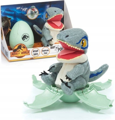 Wow Stuff Plush Toy With Egg Jurassic World Drop N Pop Dino Blue (jur-1001-05)