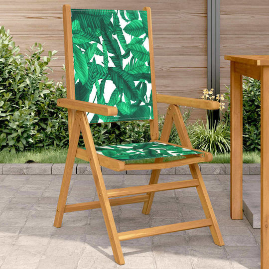 Scaun de exterior Lemn Masif 2buc 57x70x109cm