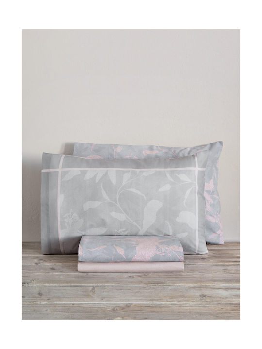 Nima Savana Pillowcase Set Gray 52x72cm.