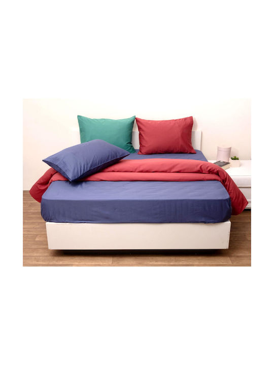 Anna Riska Fashion Σετ Μαξιλαροθήκες Oxford 3 Night Blue 50x70εκ.