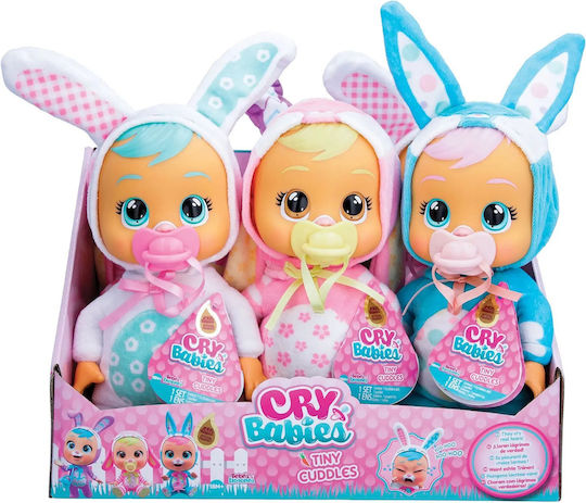 AS Cry Babies Baby Doll Tiny Cuddles Bunnies For 3+ Years 25 cm (Various Designs) 1pc