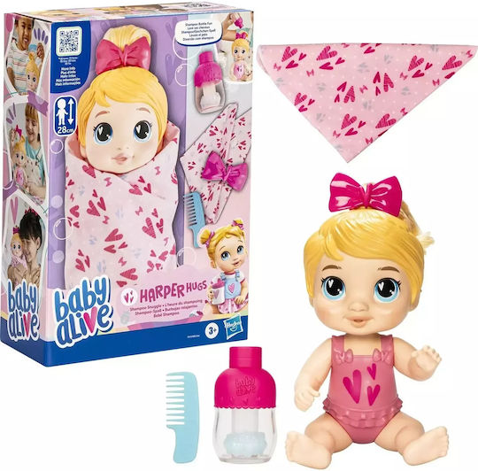 Hasbro Baby Alive Σετ με Μωρό Κούκλα Snuggle για 3+ Ετών 28 εκ.
