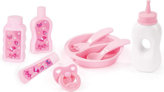 Set De Călătorie Bayer Papușă Zână Pătuț De Călătorie Sac De Dormit Accesorii Pentru Hrănire Cadru Metalic Durabil Mărime 43x27x28 Cm