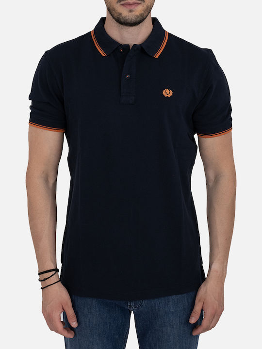 Ascott Herren Kurzarmshirt Polo Midnightblue