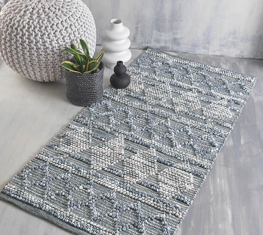 Rythmos Badematte Synthetisch,Polyester/Cotton/Leather Rechteckig Kenya 120-141 Gray 60x120cm