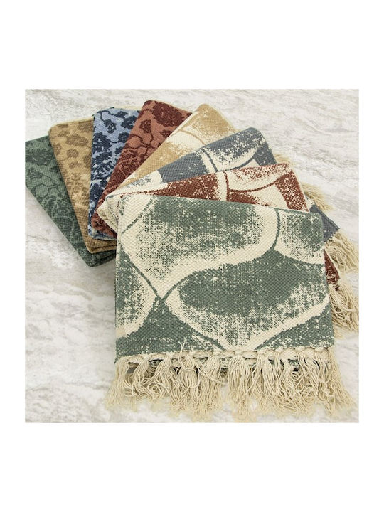 Lino Home Πατάκι Μπάνιου Βαμβακερό 7300000538 Olive 60x90εκ.
