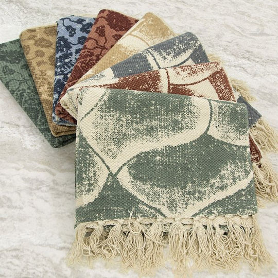 Lino Home Πατάκι Μπάνιου Βαμβακερό 7300000538 Olive 60x90εκ.
