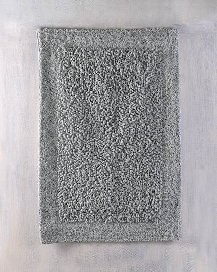 Rythmos Badematte Baumwolle Rechteckig Rimmon 120-136-021 Charcoal 50x80cm