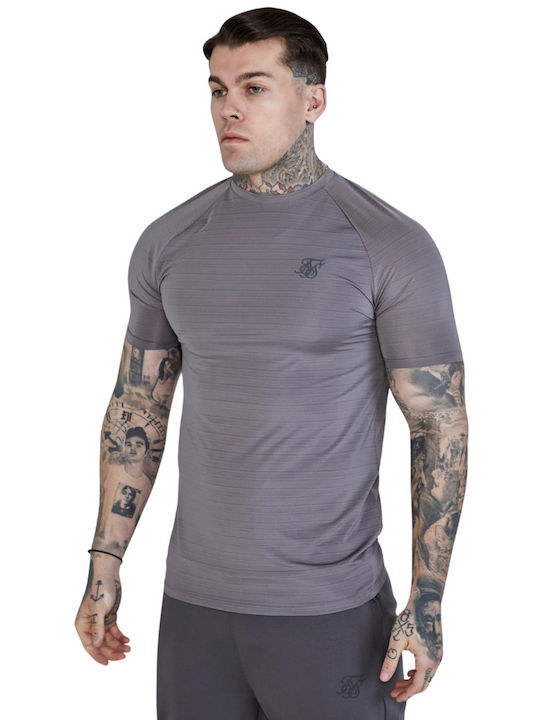 Sik Silk Men's Short Sleeve T-shirt Grey