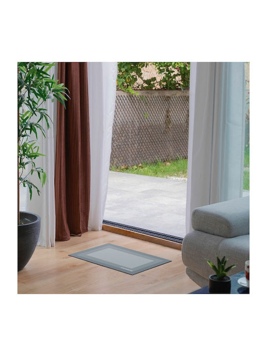 InnovaGoods Rutschfest Badematte Synthetisch,Polyester/Cotton/Leather Rechteckig Thrymat V0103817 Gray 40x60cm