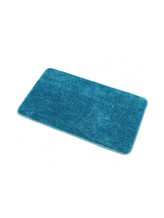 Atmosphera Non-Slip Bath Mat Microfiber Tahitian 06.7746115 Blue 45x75cm