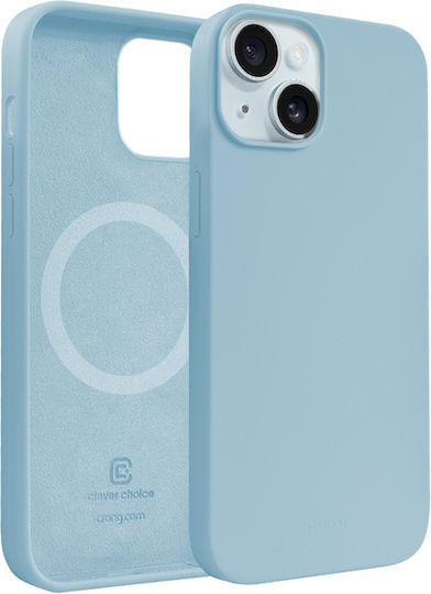 Crong Color Back Cover Silicone Blue (iPhone 15)