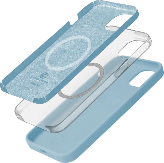 Crong Color Back Cover Silicone Blue (iPhone 15)