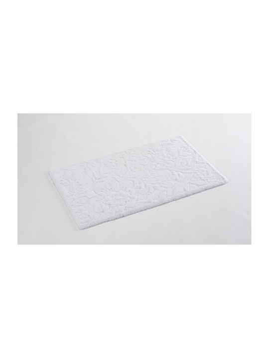 Abyss & Habidecor Πατάκι Μπάνιου Brighton 70006-20100 White 70x140εκ.