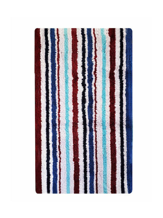 Sorema Non-Slip Bath Mat Cotton Summer Fun Multicolour 60x100cm