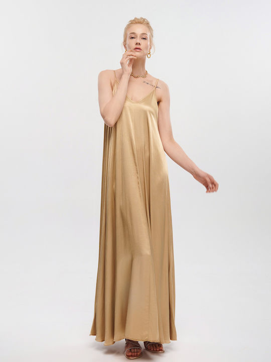 La Liberta Maxi Dress Gold