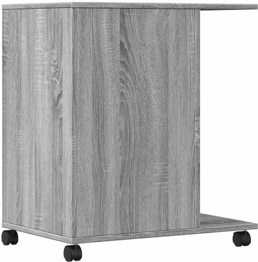 Suport pentru imprimantă cu rotile, gri Sonoma, 60x40x68.5 cm, 840644, gri