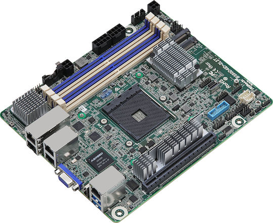 ASRock B550D4ID-2L2T Дънна платка Mini ITX с AMD AM4 Сокет