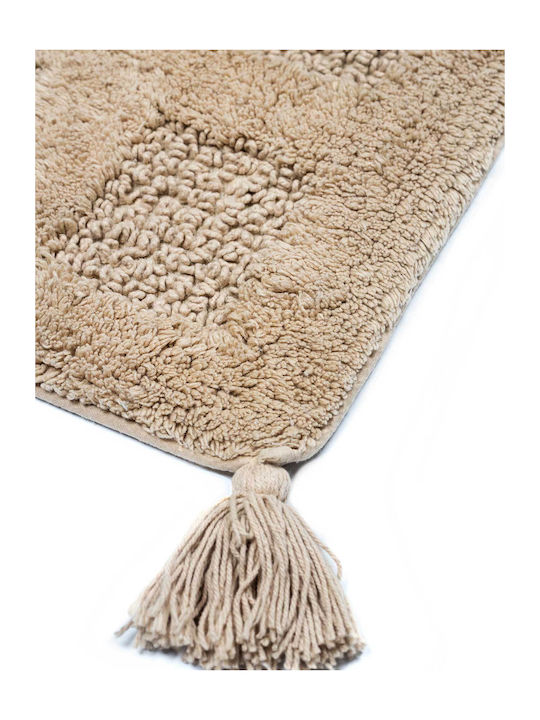 Madi Bath Mat Cotton Carre ACQUA 60x90cm