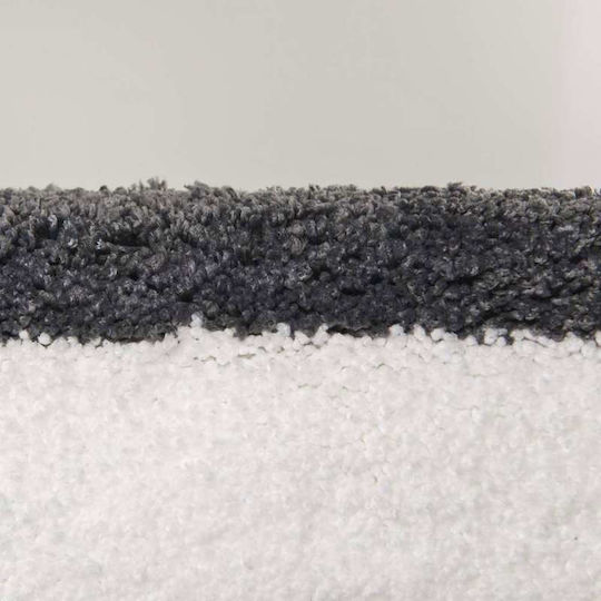 Sealskin Rutschfest Badematte Mikrofaser Platz Linje 291656814 Grey 60x60cm