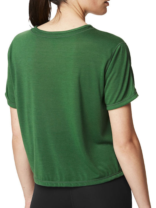 Picture Organic Clothing Women's Athletic T-shirt Fast Drying Green