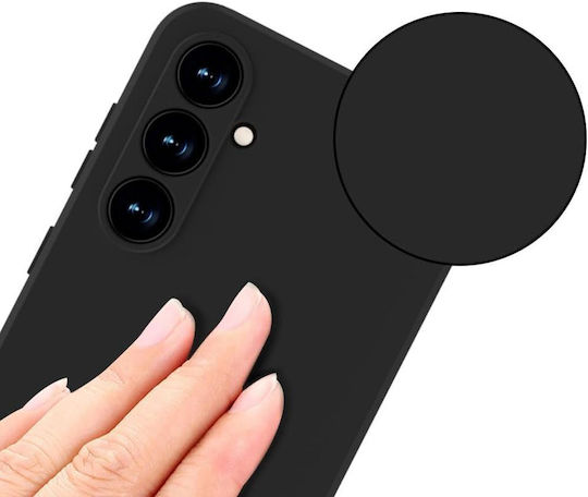 Tech-Protect Icon Back Cover Σιλικόνης Σετ με Τζαμάκι Μαύρο (Galaxy A25 5G)