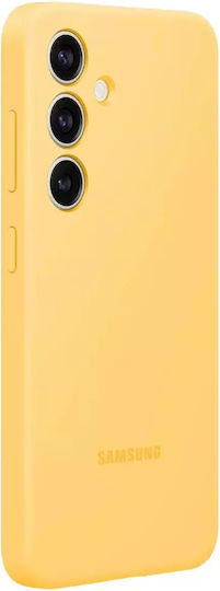 Samsung Back Cover Σιλικόνης Κίτρινο (Galaxy S24)