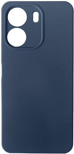Back Cover Silicone Set with Glass Blue (Xiaomi Redmi 13C)