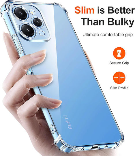 Techsuit Shockproof Clear Back Cover Σιλικόνης Διάφανο (Redmi 12 4G / Redmi 12 5G)