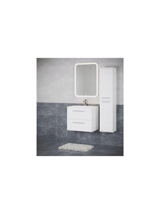 Badezimmerspiegel Berührung 80x100cm Weiß