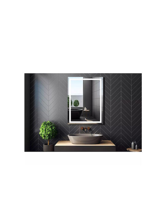 Badezimmerspiegel LED 60x80cm