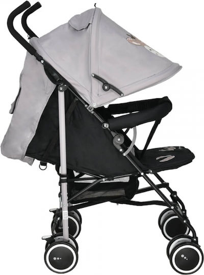 Bebe Stars Buggy Deer Regenschirm Kinderwagen Geeignet ab 6+ Monaten Grey 6.25kg