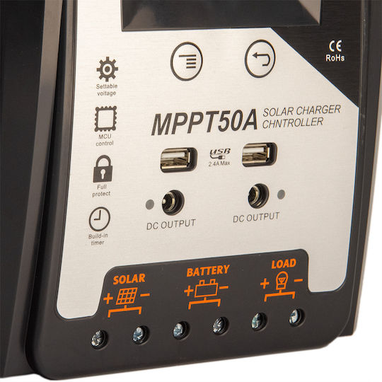 Andowl Ρυθμιστής Φόρτισης MPPT 24V 40A