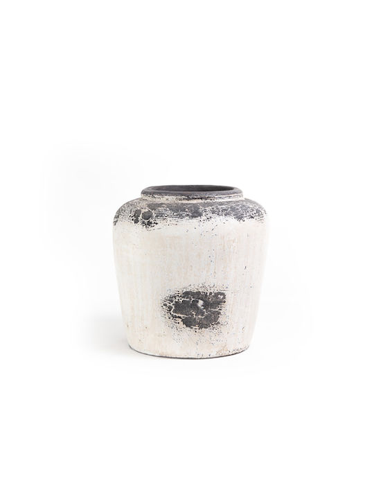 Soulworks Decorative Vase White 30x30x33cm