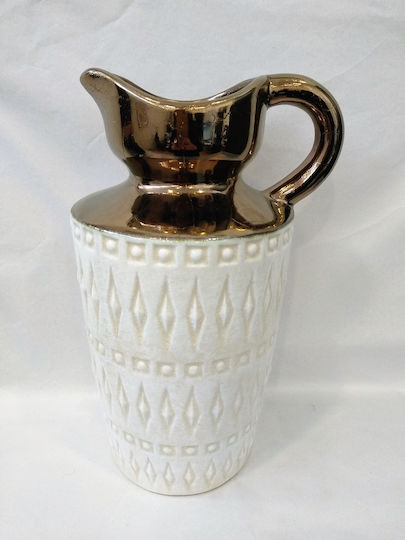 Oriana Ferelli Ceramic Vase GB19V003-L White Y24cm