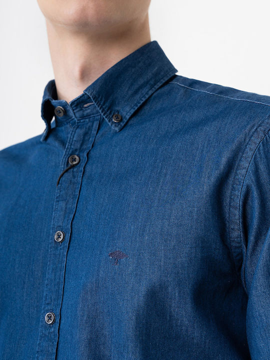 Fynch Hatton Men's Shirt Denim Blue