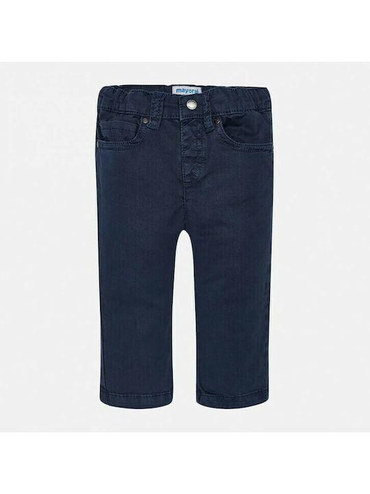 Mayoral Kids Trousers Navy Blue