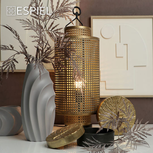 Espiel Decorative Vase Gray 16x16x35cm