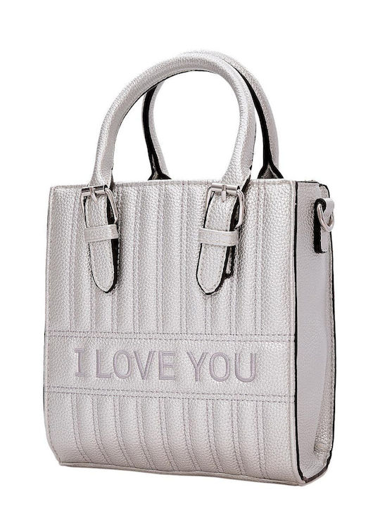 Bag to Bag Damen Tasche Hand Silber