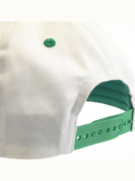 Djeco Kids' Hat Jockey Fabric White