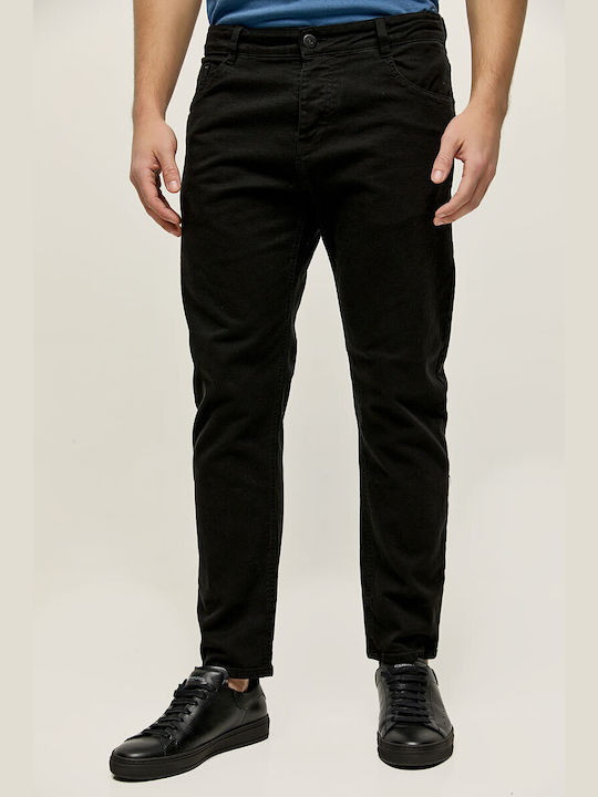 Edward Jeans Men's Trousers in Slim Fit Black