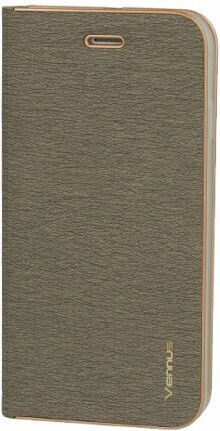Vennus Vertical Flip Synthetic Leather Gray (iPhone 12 Pro Max)