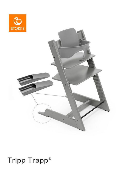 Stokke Portable Plastic Booster Seat for Chair Tripp Trapp Storm Grey